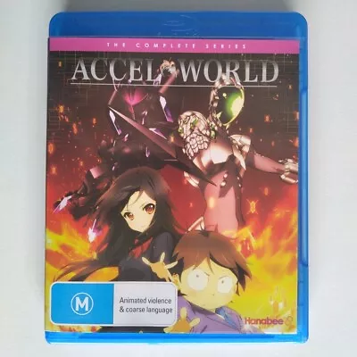 Accel World The Complete Series (4x Blu-ray Set | All 24 Anime Eps | RegB | VGC) • $39.95