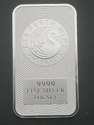 1oz 9999 Perth Mint Swan Kangaroo Silver Bullion Bar Will Come In Coin Flip  • £28.95