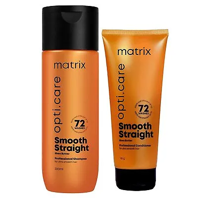 Matrix Opti. Care Smooth Straight Shampoo & Conditioner Combo (200 ML+ 98 Gram) • $28.71