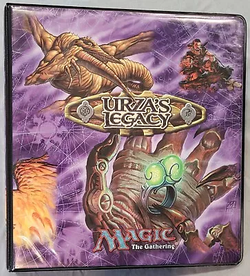 Magic The Gathering (MTG) Urza's Legacy 3-ring Binder (1998) • $75