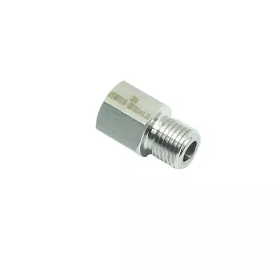 SS304 1/8  NPT Female Pipe X M12X1.25 Male Metric Adapter Fitting Oil Fuel Air  • $8.99