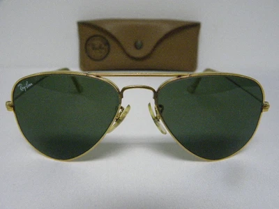 $199.99 • Buy Vintage B&L Ray Ban Small Classic Metal Arista Gold L0207 52mm USA