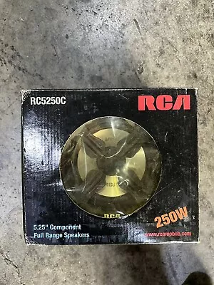 RCA RC5250C 5.25” Component Full Range Speakers 250 Watts • $35