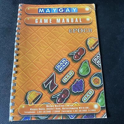 Maygay Cash Gordon Game Manual Fruit Machine Complete MAN00611/A • £15.33