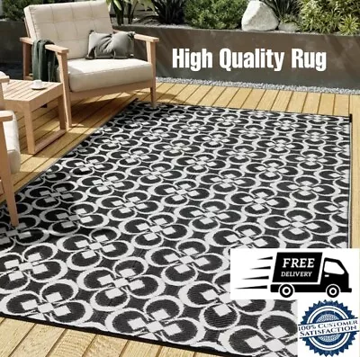  1pc Outdoor Rug Carpet For Patio RV Camping Luxury Non-slip Waterproof Revers • $80