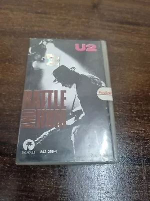 U2 Rattle And Hum CLAMSHELL AUDIO CASSETTE INDIA RARE Tape BONO Indian • $125