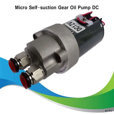 12V  Micro Self-suction Gear Oil Pump DC Waster Oil Transfer Pump • $97.99