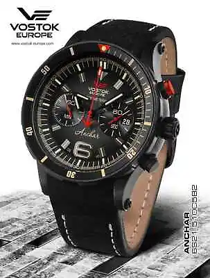 Vostok Europe Anchar Chronograph Quartz 6S21- 510C582 Neu • $822.97