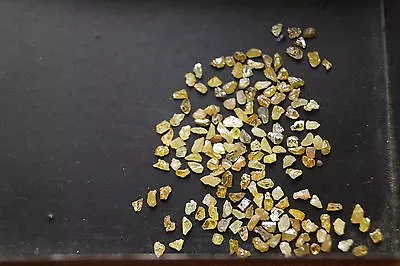 Wholesale Yellow Raw Uncut Rough Loose Diamond Chips Undrilled 2-3mm 1Carat Lot • £11.46