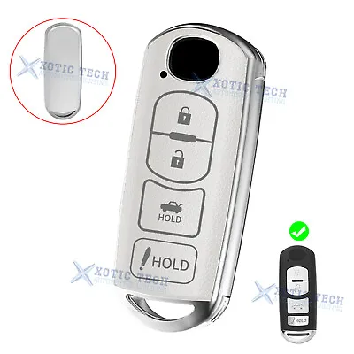 White Soft Anti-dust Full Seal Remote Control Key Case For MAZDA CX-5 MX-5 Miata • $15.97