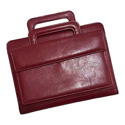 Franklin Covey 365 Day Planner Burgundy Zip Around Organizer With Handles • $40