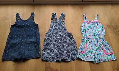 Three Girls Summer Dungarees / Playsuits From Mini Boden & Fat Face Age 11-12  • £7.50