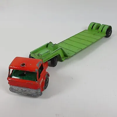 Ford Tractor K-17 Dyson Low Loader Matchbox 1971 Vintage Diecast Superkings • £9.99