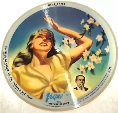 Vogue Pic Disc R726 THE HOUR OF CHARM All Girl Orch Blue Skies /Rhapsody In Blue • $14.95