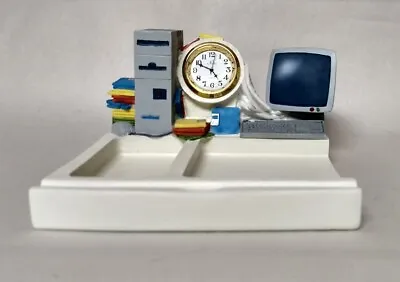 The Country Timepiece Collection  Computer Memos  Desk Clock By TIMEZONE #6706 • $17.95