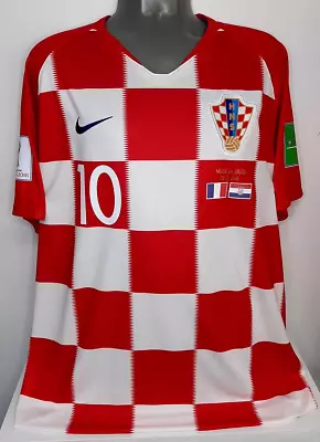 Nike Croatia Wc2018 Final Modric Home 2xl Original Jersey Shirt • $120