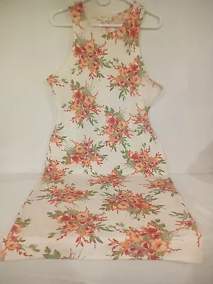 Love J Sleeveless Dress Size 3X White Floral • $11.97