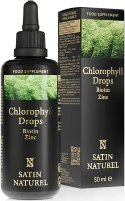 Liquid Chlorophyll Drops For Water-Biotin+Zinc For Skinbbe 01/2024 • £11.99
