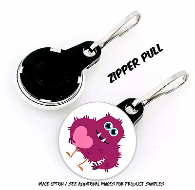 Valentine Monsters - Zipper Pulls - Choose From 12 Designs • $2.95