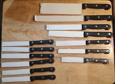 13 PC Master Chef Knife Set Chef Carving Boning Steak Santoku New  • $39.99