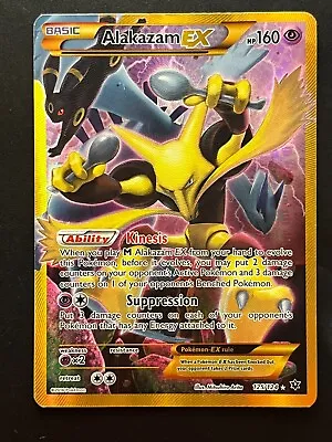 Alakazam EX Full Art Pokemon TCG Fates Collide Secret Rare 125/124 MP • $37