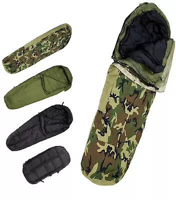 Authentic US Military Issue Modular Sleeping System (MSS) -40°F Woodland • $265.99