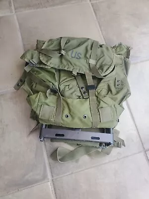 USGI Army Military Combat Field ALICE PACK Backpack W/ Frame Complete VGC • $89.90