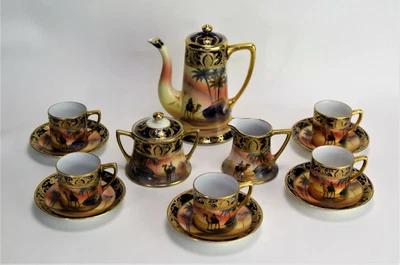 £878.59 • Buy Noritake Desert Scene Tea Set Camel Motif 