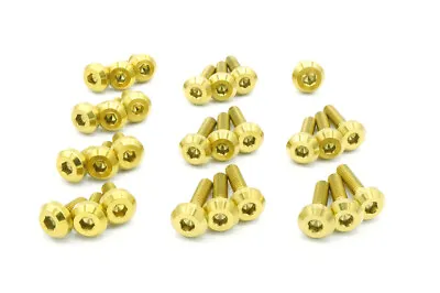 Dress Up Bolts For Evo 8 VIII 9 IX 03-06 4G63T Titanium Stage 2 Engine Kit Gold • $153.99