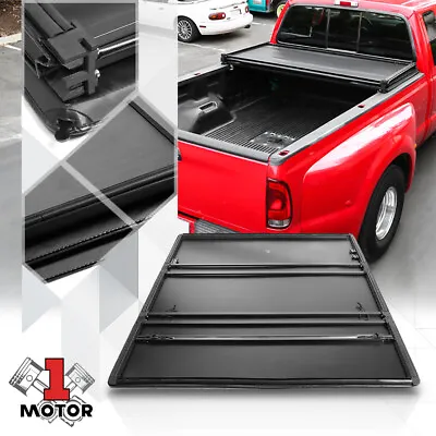 Short Bed Tonneau Cover 6.5Ft Soft Top Tri-Fold Fleetside For 99-16 F250/F350 • $223.62