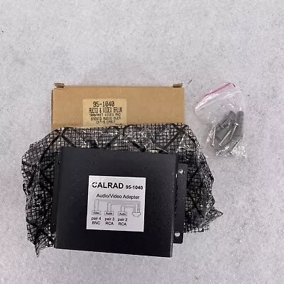 CALRAD Stereo RCA To CAT5  Audio Video Adapter 95-1040- NEW IN BOX  Zz • $34.99