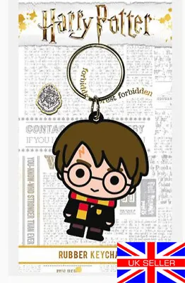 £1.69 • Buy Official Harry Potter & Friends Chibi Rubber Keyring Keychain Free UK Delivery