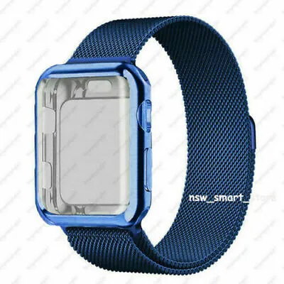 $18.99 • Buy Milanese Metal Loop Case For Apple Watch Series 8 7 6 5 4 3 21 SE 38/40/45m 49mm