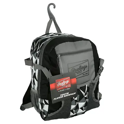 Rawlings 2022 Players Youth Tball Backpack Equipment Bag Black • $17.98