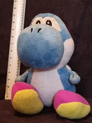 Super Mario Mario Party 5 Japanese Blue Yoshi Plush Hudson Soft • $25