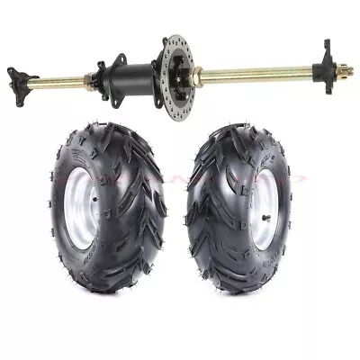 28'' Rear Shaft Axle Kit 16x8-7'' Tires Wheels For ATV Quad 4 Wheeler Buggy Cart • $271.01