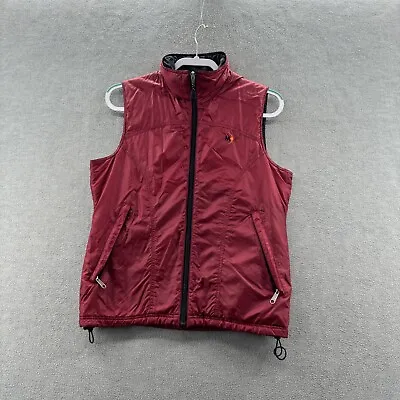 Moonstone Womens Size M Red Full Zip Insulated Puffer Vest • $29.88