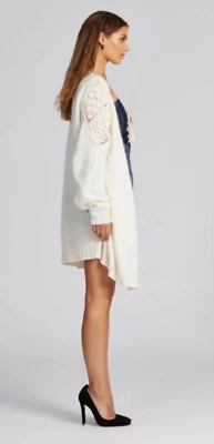 $85 • Buy Alice McCall Oversized The Time Longline Cardigan Size 4-6-8 NWOT $360