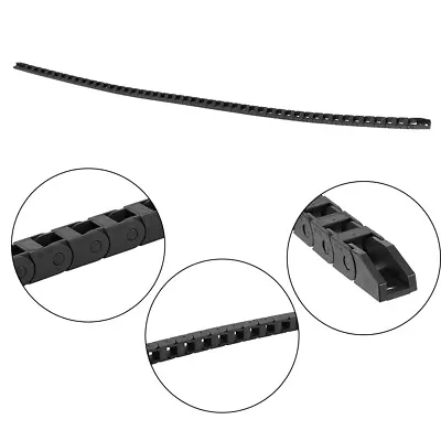 $16.02 • Buy Black Nylon Cable Carrier 1 Meter R18 10x10mm Cable Tray For Printer CNC Machine