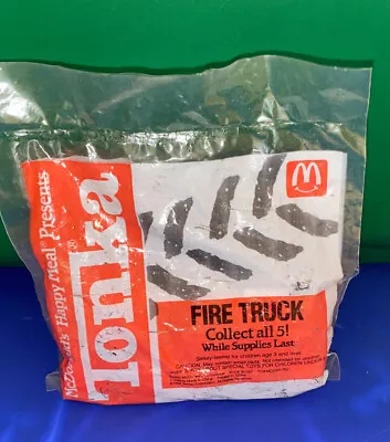 Vintage~TONKA FIRE TRUCK~1992 McDonalds Happy Meal~ Metal • $3.99