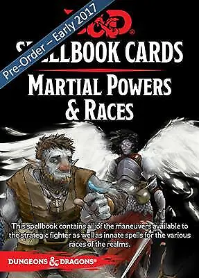 $14.95 • Buy D&D: Spellbook Cards: Martial Deck