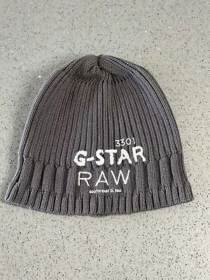 G-Star Raw Originals Denim Beanie Top Street New Pharrell Style Gray White • $49