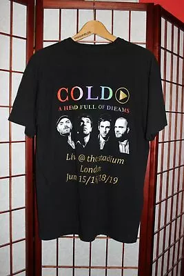 Coldplay A Head Full Of Dreams Live @ The Stadium Tour T-shirt  - L . ALY • $93.79