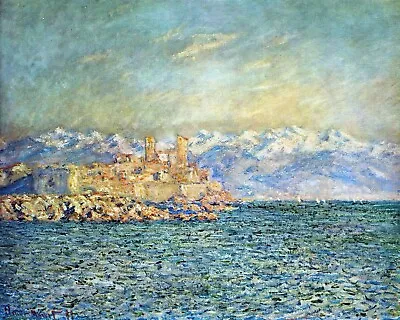 The Old Fort In Antibes By Claude Monet Art Painting Print • $10.99