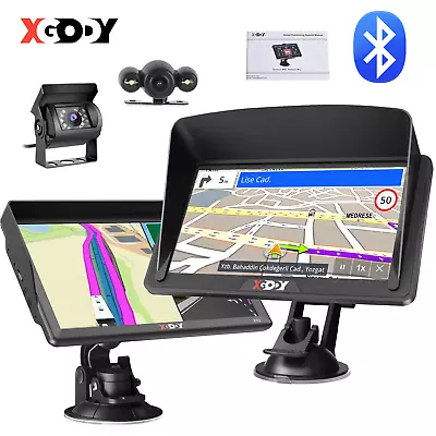XGODY GPS Navigation Portable SAT Vehicle Navigator Lifetime Free Map Reversecam • $31.99