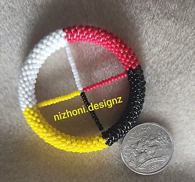 Native American Beaded Medicine WHEEL • $30