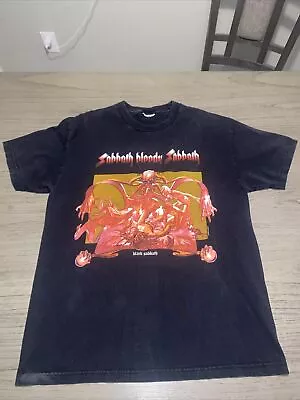 Vintage Black Sabbath Bloody Sabbath Album Graphic Band Shirt Size M/L? • $69.99