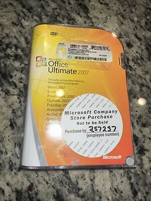 Microsoft Office Ultimate 2007 For Windows With Genuine Product Key • $50