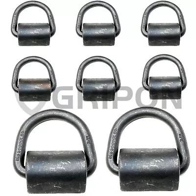 Gripon 8x 3/8  D Ring 5000lbs Weld On ATV Flatbed Trailer Truck Tie Down Anchor • $27.96