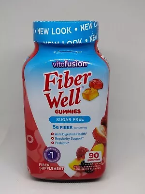 Vitafusion Fiber Well Gummies Sugar-free 90 Gummies. Exp: 03/2025 • $16